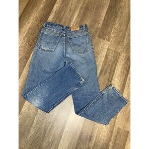 Vtg 80s Levis 718 Denim Blue Jeans Orange Tab Student Size 28x29 Red Tag 1986